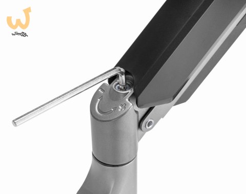 GEMBIRD ŚCIENNE REGULOWANE RAMIĘ/UCHWYT NA 2 MONITORY 17-32, VESA 100X100MM, DO 8 KG GEMBIRD ŚCIENNE REGULOWANE RAMIĘ/UCHWYT NA 2 MONITORY 17-32, VESA 100X100MM, DO 8 KG