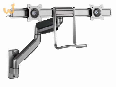 GEMBIRD ŚCIENNE REGULOWANE RAMIĘ/UCHWYT NA 2 MONITORY 17-32, VESA 100X100MM, DO 8 KG GEMBIRD ŚCIENNE REGULOWANE RAMIĘ/UCHWYT NA 2 MONITORY 17-32, VESA 100X100MM, DO 8 KG