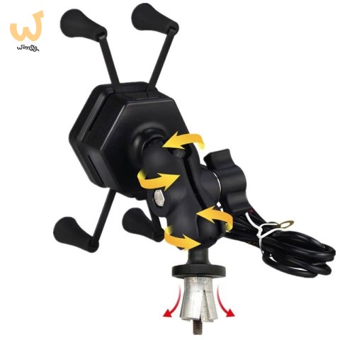 Uchwyt i ładowarka FreedConn MC10K-V2 CQ3 36W Uchwyt i ładowarka FreedConn MC10K-V2 CQ3 36W