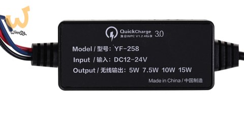 Uchwyt na telefon i ładowarka indukcyjna FreedConn MC29 15W + USB Uchwyt na telefon i ładowarka indukcyjna FreedConn MC29 15W + USB
