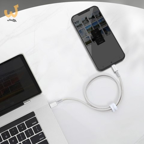 BASEUS KABEL USB-C DO LIGHTNING 20W, 5A, 1M(BIAŁY) BASEUS KABEL USB-C DO LIGHTNING 20W, 5A, 1M(BIAŁY)