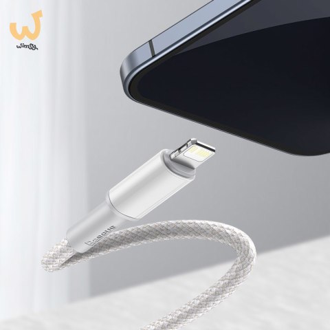 BASEUS KABEL USB-C DO LIGHTNING 20W, 5A, 1M(BIAŁY) BASEUS KABEL USB-C DO LIGHTNING 20W, 5A, 1M(BIAŁY)