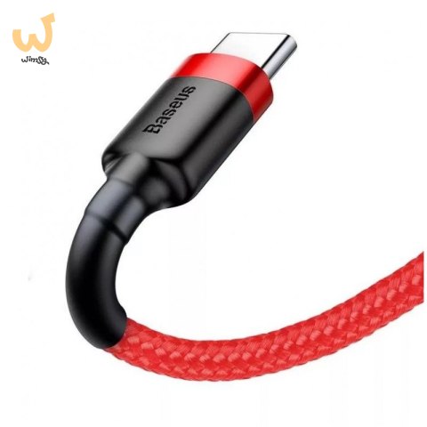 BASEUS KABEL USB DO USB-C CAFULE 2A 3M (CZERWONY) BASEUS KABEL USB DO USB-C CAFULE 2A 3M (CZERWONY)