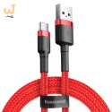 BASEUS KABEL USB DO USB-C CAFULE 2A 3M (CZERWONY)