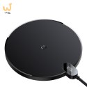 BASEUS ŁADOWARKA INDUKCYJNA LED 15W (CZARNA)