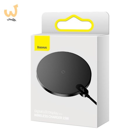 BASEUS ŁADOWARKA INDUKCYJNA LED 15W (CZARNA) BASEUS ŁADOWARKA INDUKCYJNA LED 15W (CZARNA)
