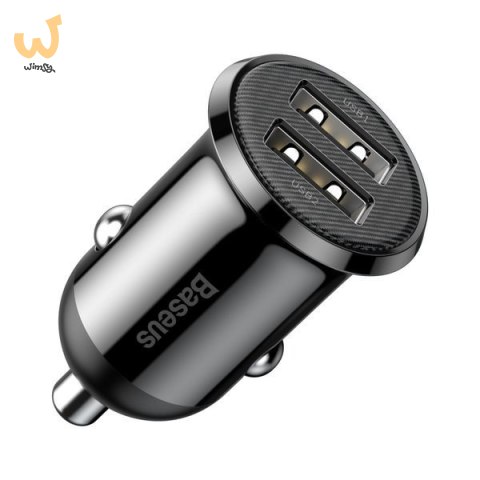 BASEUS ŁADOWARKA SAMOCHODOWA CCALLP-01 2XUSB 4.8A (CZARNA) BASEUS ŁADOWARKA SAMOCHODOWA CCALLP-01 2XUSB 4.8A (CZARNA)