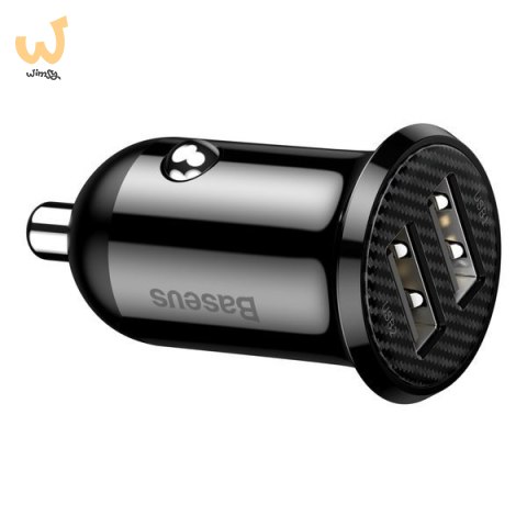 BASEUS ŁADOWARKA SAMOCHODOWA CCALLP-01 2XUSB 4.8A (CZARNA) BASEUS ŁADOWARKA SAMOCHODOWA CCALLP-01 2XUSB 4.8A (CZARNA)