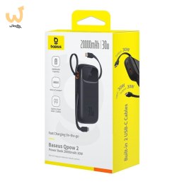 BASEUS POWERBANK QPOW2 20000MAH 30W (CZARNY)