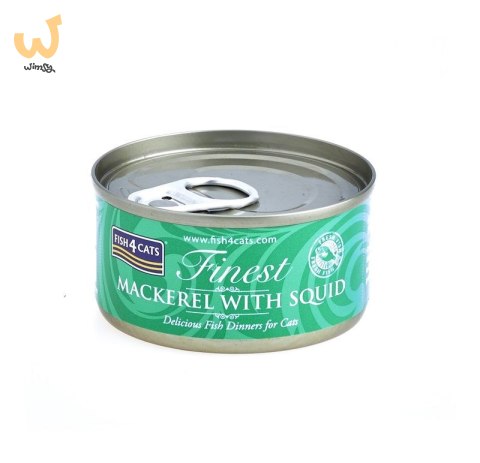 Fish4Cats Finest Makrela z Kałamarnicami 70g Fish4Cats Finest Makrela z Kałamarnicami 70g