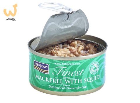 Fish4Cats Finest Makrela z Kałamarnicami 70g Fish4Cats Finest Makrela z Kałamarnicami 70g