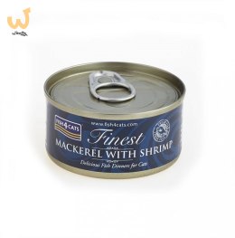 Fish4Cats Finest Makrela z Krewetkami 70g