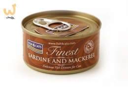 Fish4Cats Finest Sardynka z Makrelą 70g