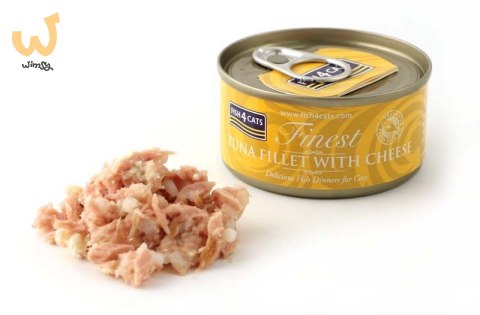 Fish4Cats Finest filet z Tuńczyka z Serem 70g Fish4Cats Finest filet z Tuńczyka z Serem 70g