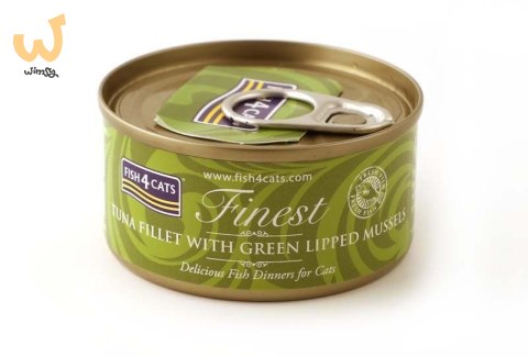 Fish4Cats Finest filet z Tuńczyka z omułkiem 70g Fish4Cats Finest filet z Tuńczyka z omułkiem 70g
