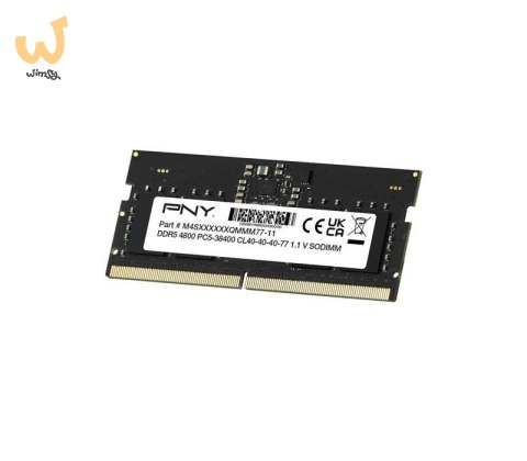Pamięć PNY Performance 4800MHz DDR5 1x 16GB Noteb. Pamięć PNY Performance 4800MHz DDR5 1x 16GB Noteb.