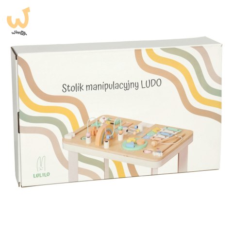 Stolik manipulacyjny LULILO montessori miętowy Stolik manipulacyjny LULILO montessori miętowy