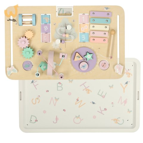 Stolik manipulacyjny LULILO montessori różowy Stolik manipulacyjny LULILO montessori różowy