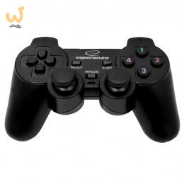 Gamepad Esperanza EG106 (PC, PS2, PS3; kolor czarny)