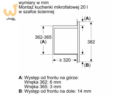 Kuchenka mikrofalowa BOSCH BEL623MB3 Kuchenka mikrofalowa BOSCH BEL623MB3