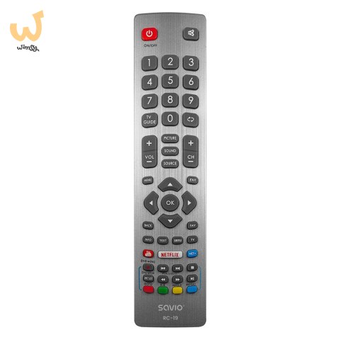 SAVIO PILOT UNIWERSALNY/ZAMIENNIK DO TV SHARP-SMART TV RC-19 SAVIO PILOT UNIWERSALNY/ZAMIENNIK DO TV SHARP-SMART TV RC-19