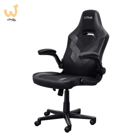 Fotel gamingowy TRUST GXT703 RIYE GAMING CHAIR BLACK (25128) Fotel gamingowy TRUST GXT703 RIYE GAMING CHAIR BLACK (25128)