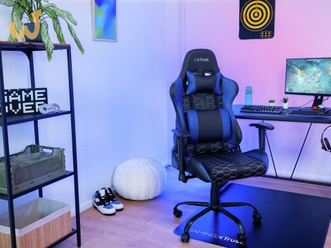 Fotel gamingowy TRUST GXT708B RESTO CHAIR BLUE