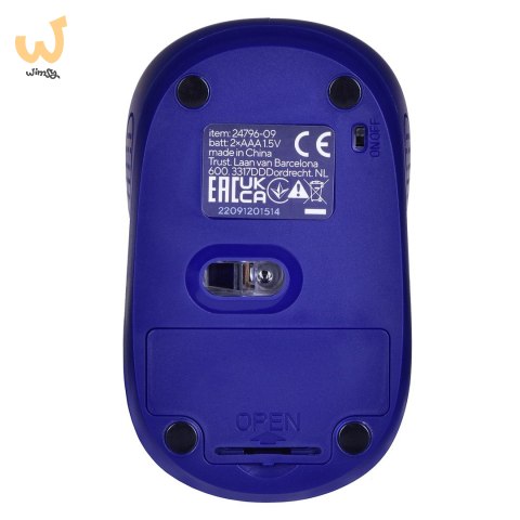 Mysz TRUST Primo Wireless Mouse matt dark blue Mysz TRUST Primo Wireless Mouse matt dark blue