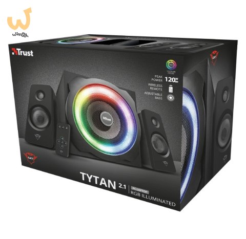 Zestaw głośników TRUST GXT 629 Tytan 2.1 RGB Black Zestaw głośników TRUST GXT 629 Tytan 2.1 RGB Black