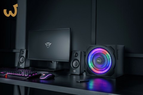 Zestaw głośników TRUST GXT 629 Tytan 2.1 RGB Black Zestaw głośników TRUST GXT 629 Tytan 2.1 RGB Black