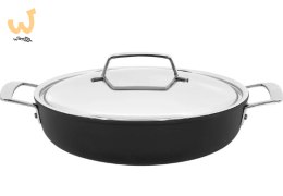 Głęboka patelnia tytanowa z 2 uchwytami i pokrywką DEMEYERE Alu Pro 5 40851-176-0 - 28 cm