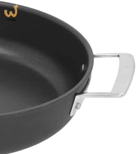Głęboka patelnia tytanowa z 2 uchwytami i pokrywką DEMEYERE Alu Pro 5 40851-176-0 - 28 cm Głęboka patelnia tytanowa z 2 uchwytami i pokrywką DEMEYERE Alu Pro 5 40851-176-0 - 28 cm