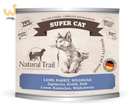 NATURAL TRAIL Cat Super Lamb,Rabbit,Wildboar 200g