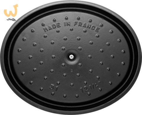 STAUB Garnek żeliwny owalny 4,2l czarny