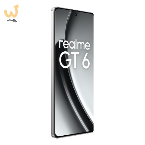 Smartfon realme GT 6 5G 16/512GB Fluid Silver (WYPRZEDAŻ) Smartfon realme GT 6 5G 16/512GB Fluid Silver (WYPRZEDAŻ)