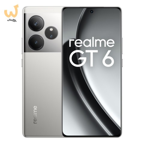 Smartfon realme GT 6 5G 16/512GB Fluid Silver (WYPRZEDAŻ) Smartfon realme GT 6 5G 16/512GB Fluid Silver (WYPRZEDAŻ)