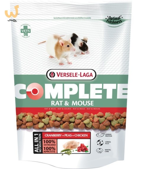 VERSELE-LAGA Rat&Mouse Complete - Pokarm dla szczura i myszy - 2 kg VERSELE-LAGA Rat&Mouse Complete - Pokarm dla szczura i myszy - 2 kg