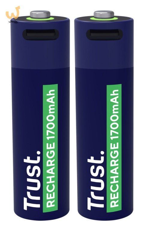 Baterie AA Trust USB-C RECHARGEABLE BATTERIES 2P Baterie AA Trust USB-C RECHARGEABLE BATTERIES 2P