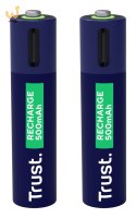 Baterie AAA Trust USB-C RECHARGEABLE BATTERIES 2P