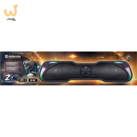 DEFENDER GŁOŚNIK SOUNDBAR Z7 6W LED USB DEFENDER GŁOŚNIK SOUNDBAR Z7 6W LED USB