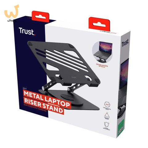 Podstawka pod laptopa Trust ZEFF METAL Black Podstawka pod laptopa Trust ZEFF METAL Black