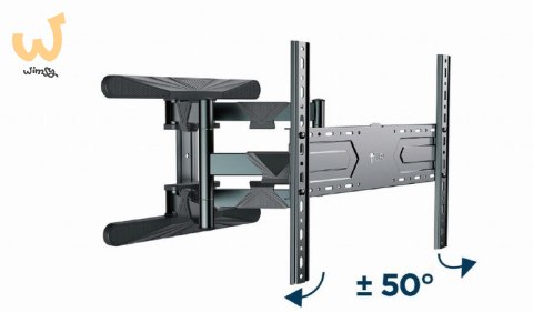 GEMBIRD REGULOWANY UCHWYT ŚCIENNY LCD 40"-80" VESA MAX 600 X 400MM, DO 50KG GEMBIRD REGULOWANY UCHWYT ŚCIENNY LCD 40"-80" VESA MAX 600 X 400MM, DO 50KG