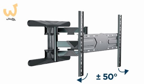 GEMBIRD REGULOWANY UCHWYT ŚCIENNY LCD 40"-80" VESA MAX 600 X 400MM, DO 50KG GEMBIRD REGULOWANY UCHWYT ŚCIENNY LCD 40"-80" VESA MAX 600 X 400MM, DO 50KG