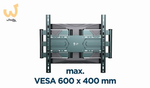 GEMBIRD REGULOWANY UCHWYT ŚCIENNY LCD 40"-80" VESA MAX 600 X 400MM, DO 50KG GEMBIRD REGULOWANY UCHWYT ŚCIENNY LCD 40"-80" VESA MAX 600 X 400MM, DO 50KG