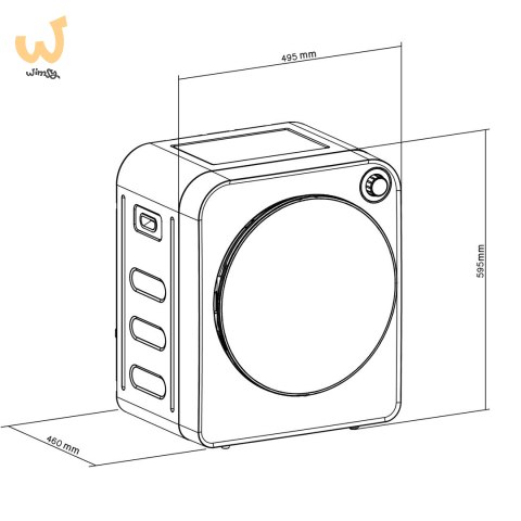 GREENBLUE SUSZARKA ELEKTRYCZNA BĘBNOWA DO UBRAŃ 3KG WSAD GB410 GREENBLUE SUSZARKA ELEKTRYCZNA BĘBNOWA DO UBRAŃ 3KG WSAD GB410