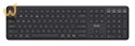 Klawiatura Trust VAIYA WIRELESS US Black