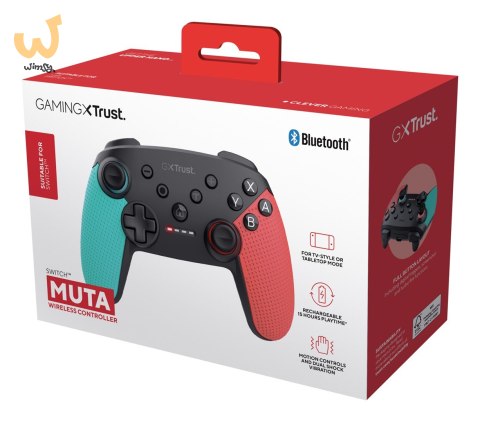 Kontroler Trust GXT 1246B MUTA BT Nintendo Switch Multicoloured Kontroler Trust GXT 1246B MUTA BT Nintendo Switch Multicoloured