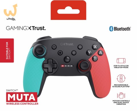 Kontroler Trust GXT 1246B MUTA BT Nintendo Switch Multicoloured Kontroler Trust GXT 1246B MUTA BT Nintendo Switch Multicoloured