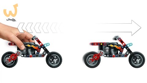 LEGO Technic 42106 - Furgonetka i motocykl kaskaderski LEGO Technic 42106 - Furgonetka i motocykl kaskaderski