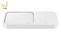 Samsung Wireless Charger Duo (with Travel Adapter), White
